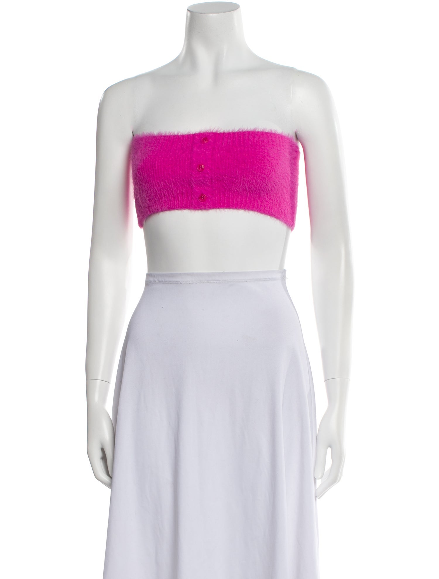 Jacquemus Strapless Crop Top