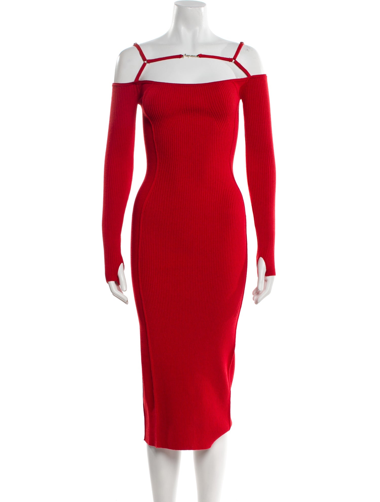 Jacquemus Square Neckline Midi Length Dress w/ Tags