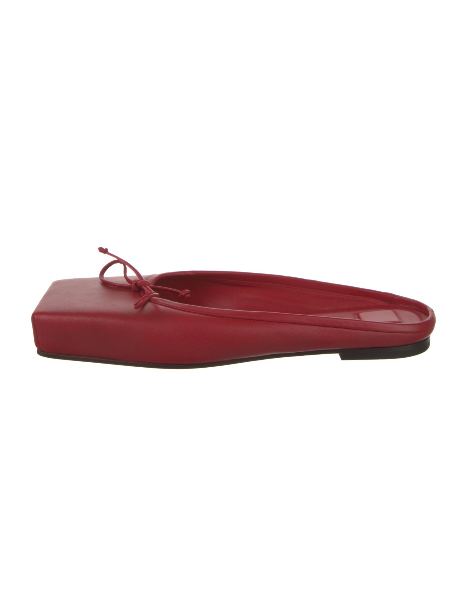 Jacquemus Leather Bow Accents Mules