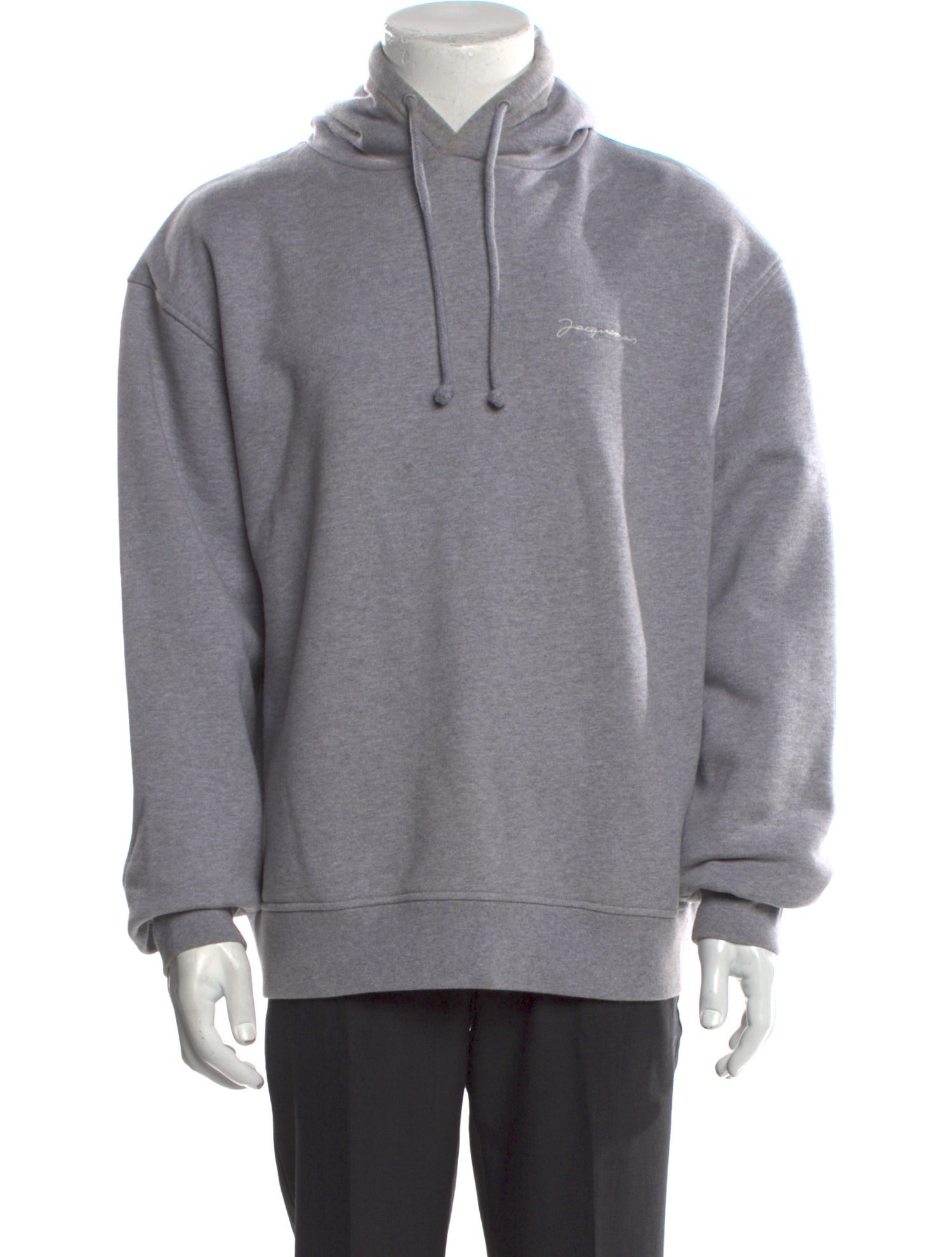 Jacquemus Graphic Print Mock Neck Hoodie