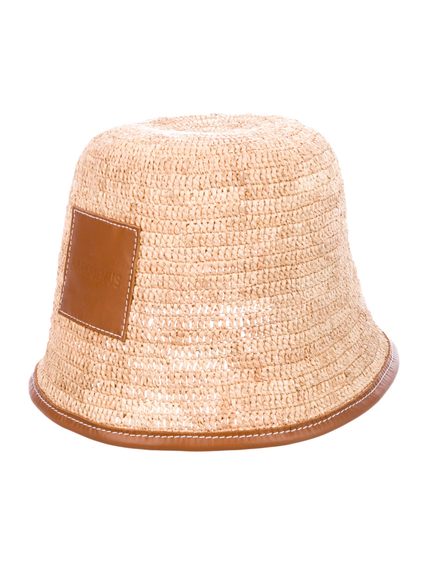 Jacquemus Straw Woven Bucket Hat w/Tags