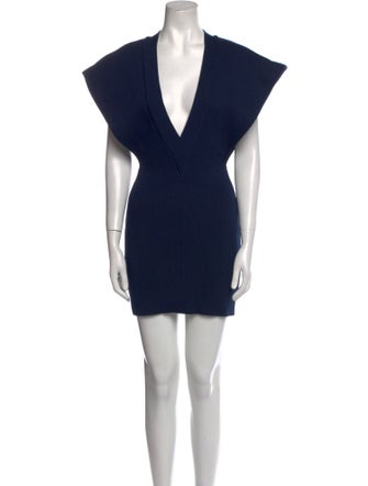 Jacquemus V-Neck Mini Dress