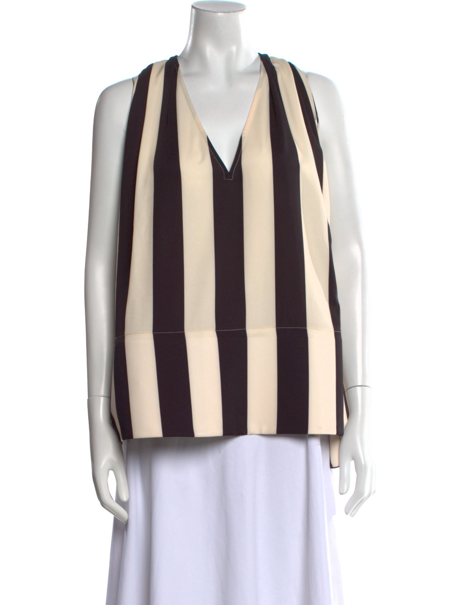 Jacquemus Striped V-Neck Tunic w/ Tags