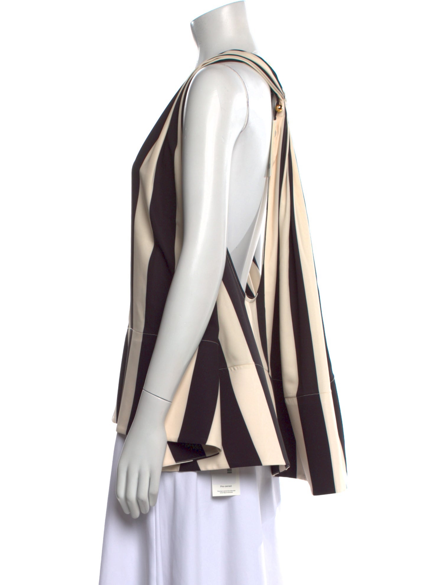 Jacquemus Striped V-Neck Tunic w/ Tags