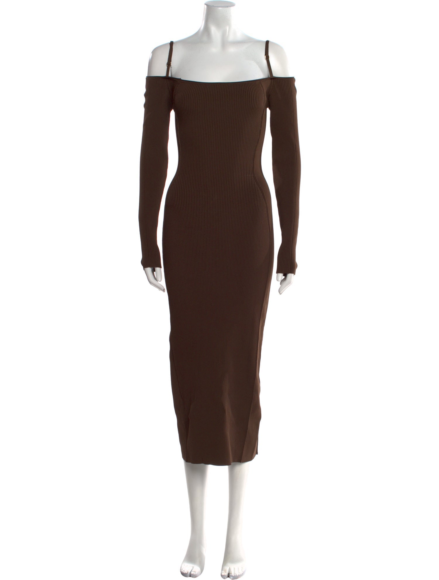 Jacquemus Square Neckline Midi Length Dress