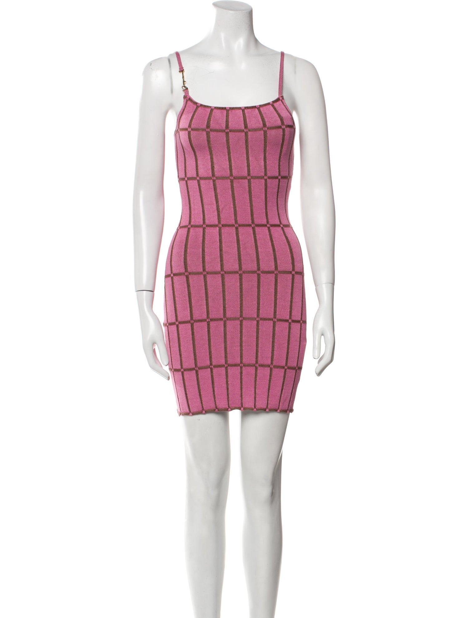 Jacquemus Plaid Print Mini Dress w/ Tags