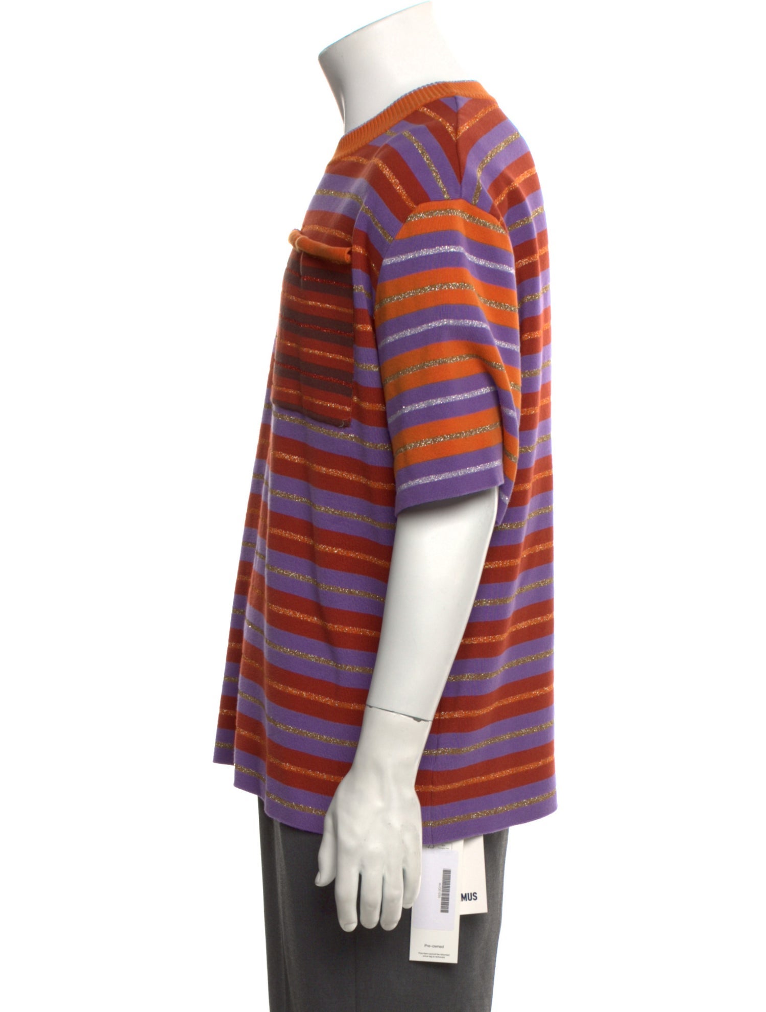 Jacquemus Striped Crew Neck T-Shirt w/ Tags