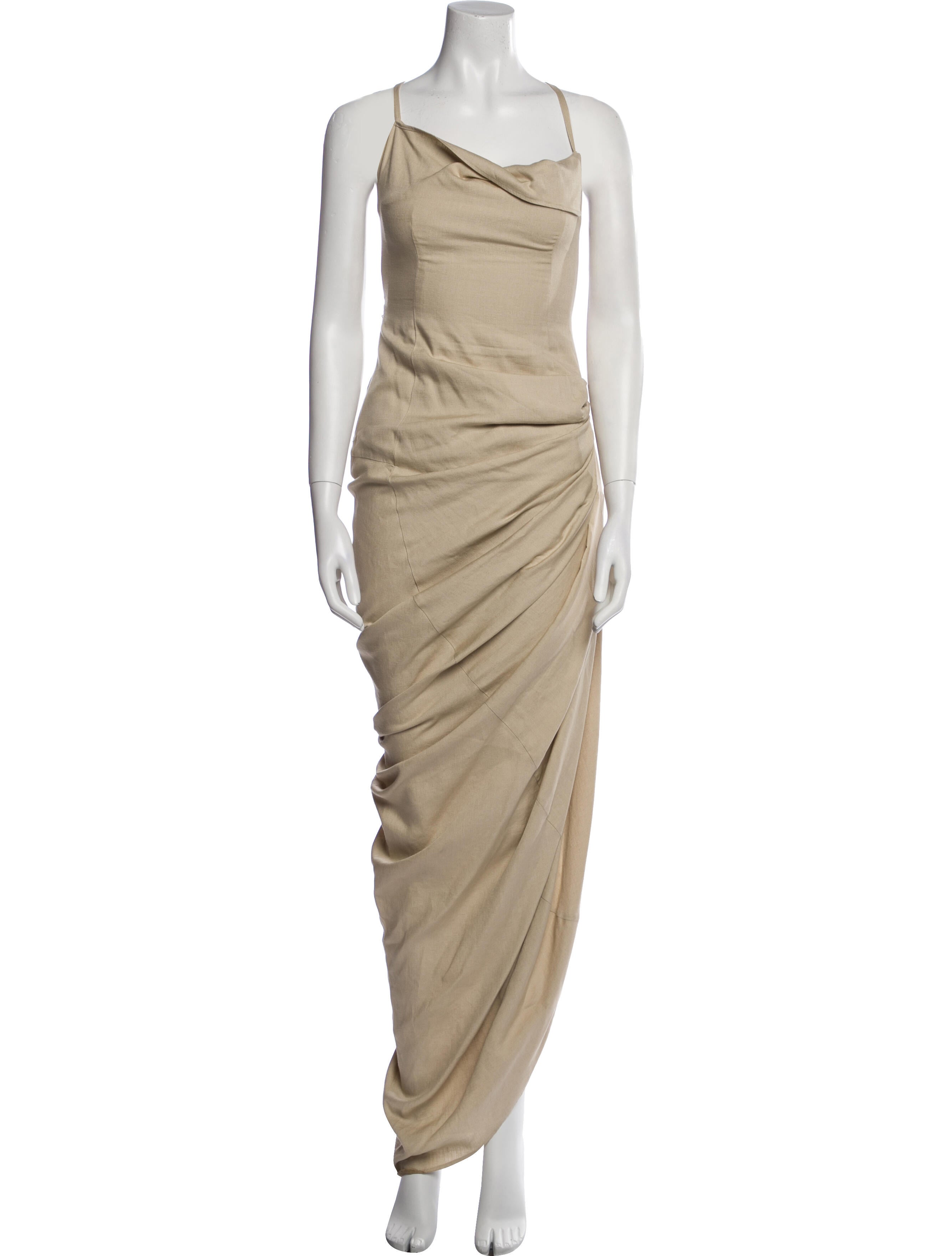 Jacquemus Cowl Neck Long Dress