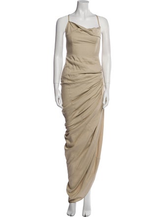 Jacquemus Cowl Neck Long Dress