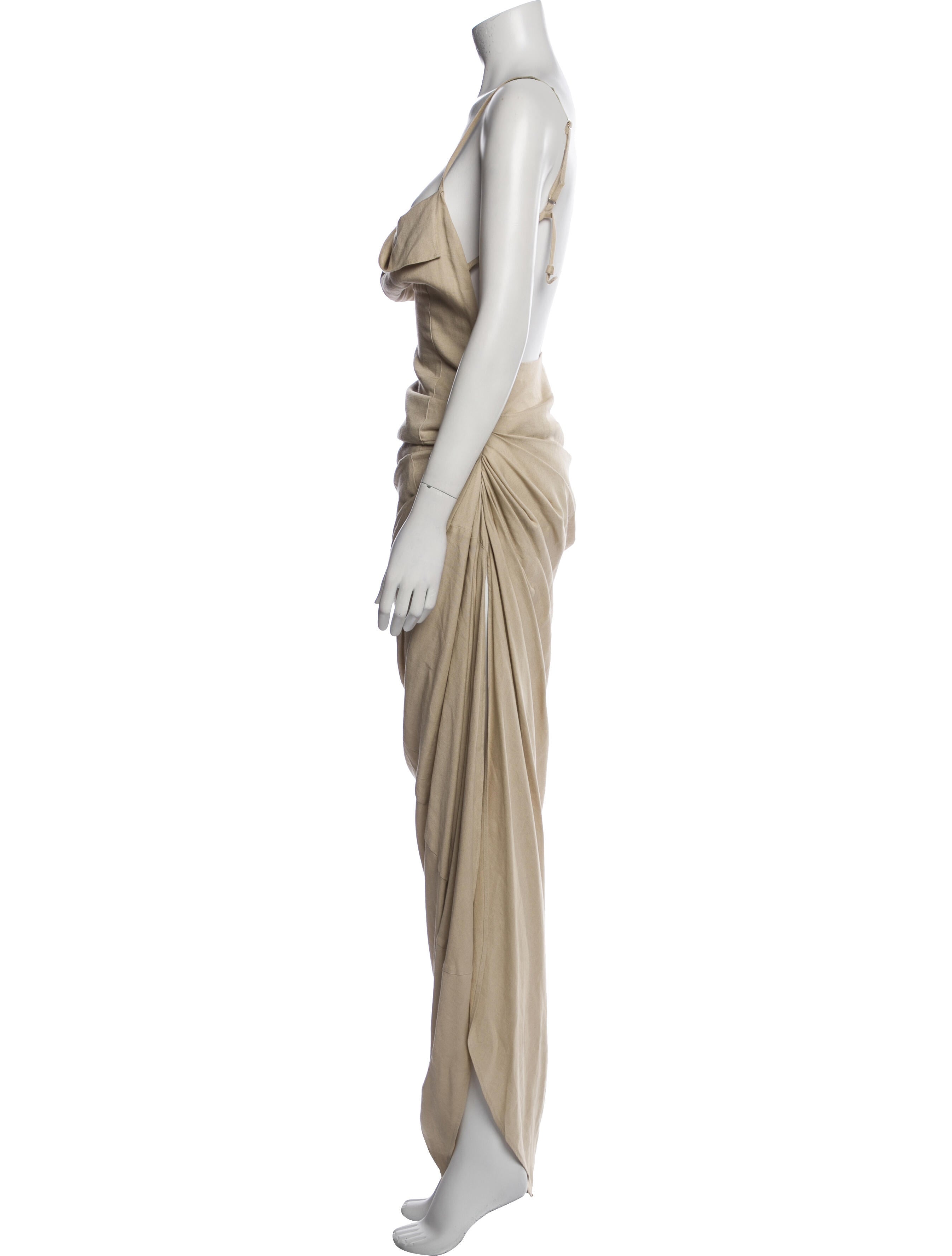 Jacquemus Cowl Neck Long Dress