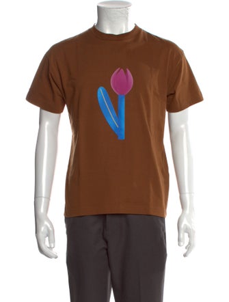 Jacquemus Graphic Print Crew Neck T-Shirt