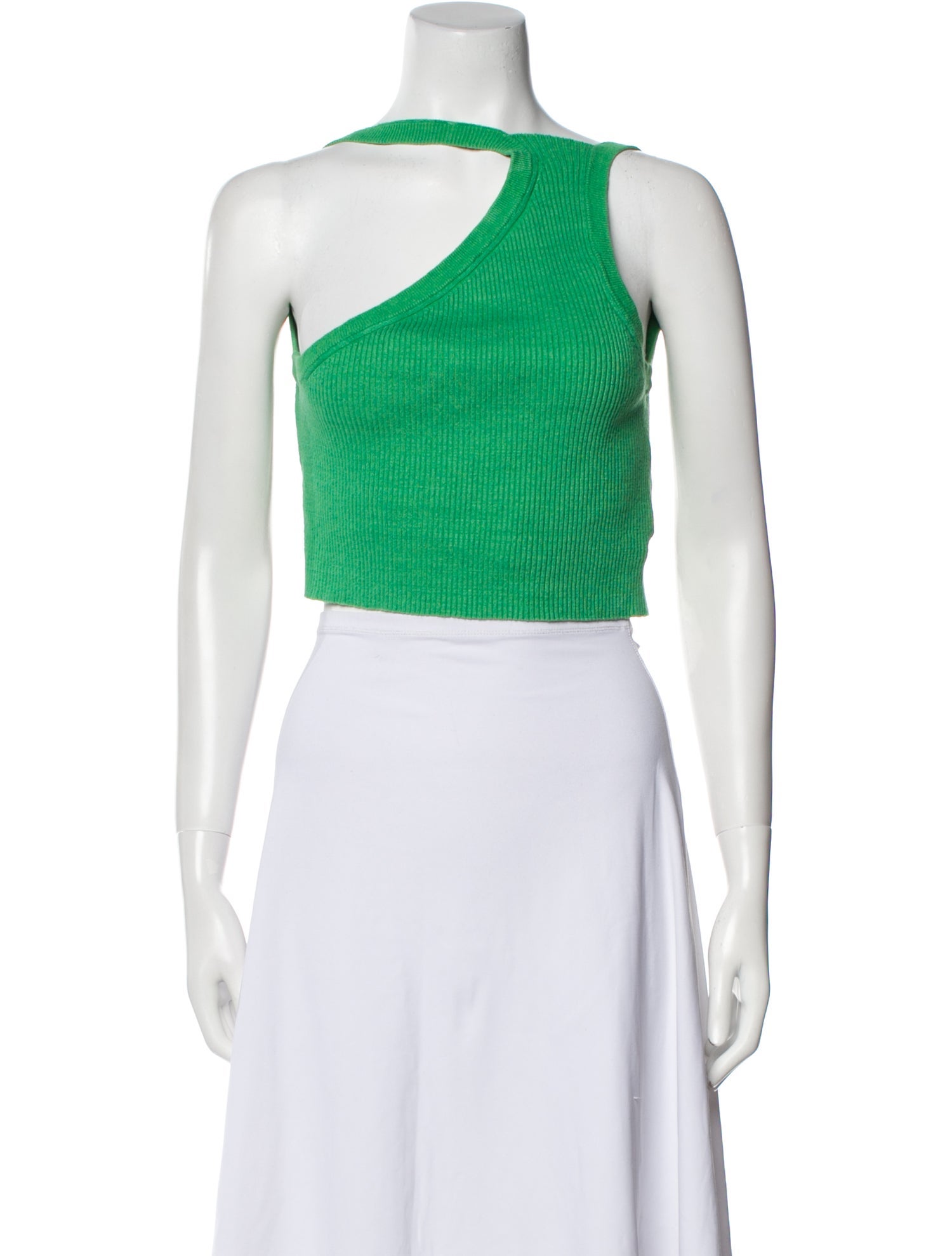 Jacquemus Linen Striped Crop Top