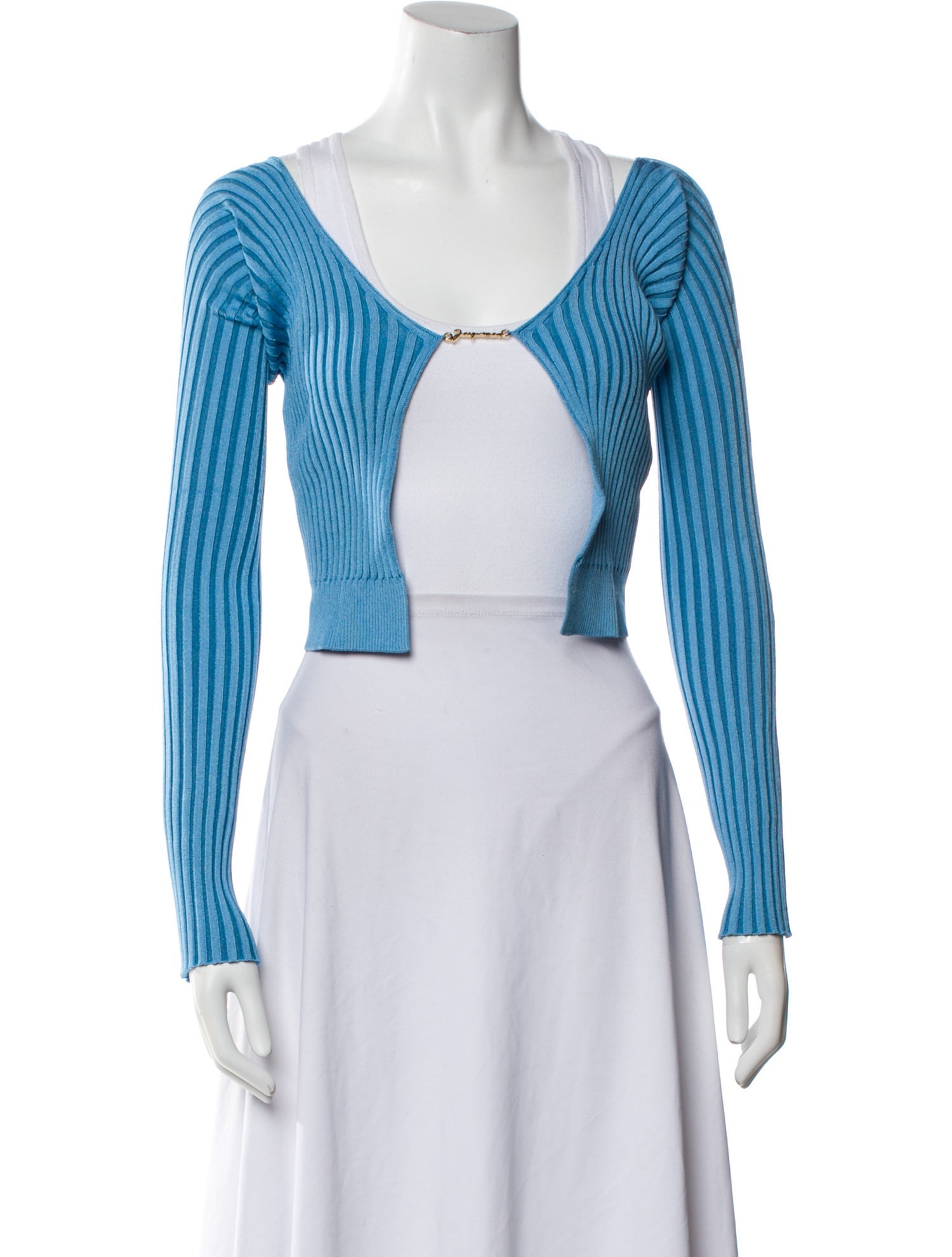 Jacquemus Striped V-Neck Sweater