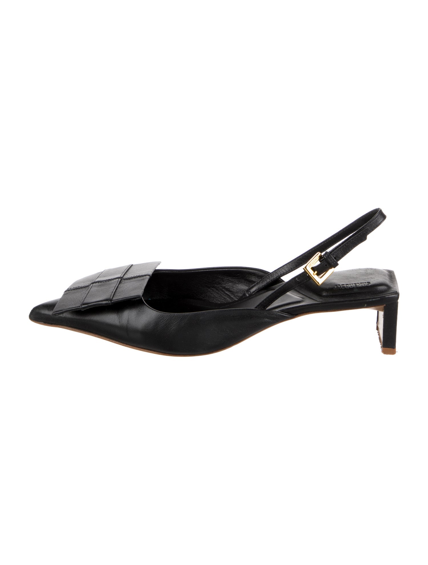 Jacquemus Leather Slingback Pumps