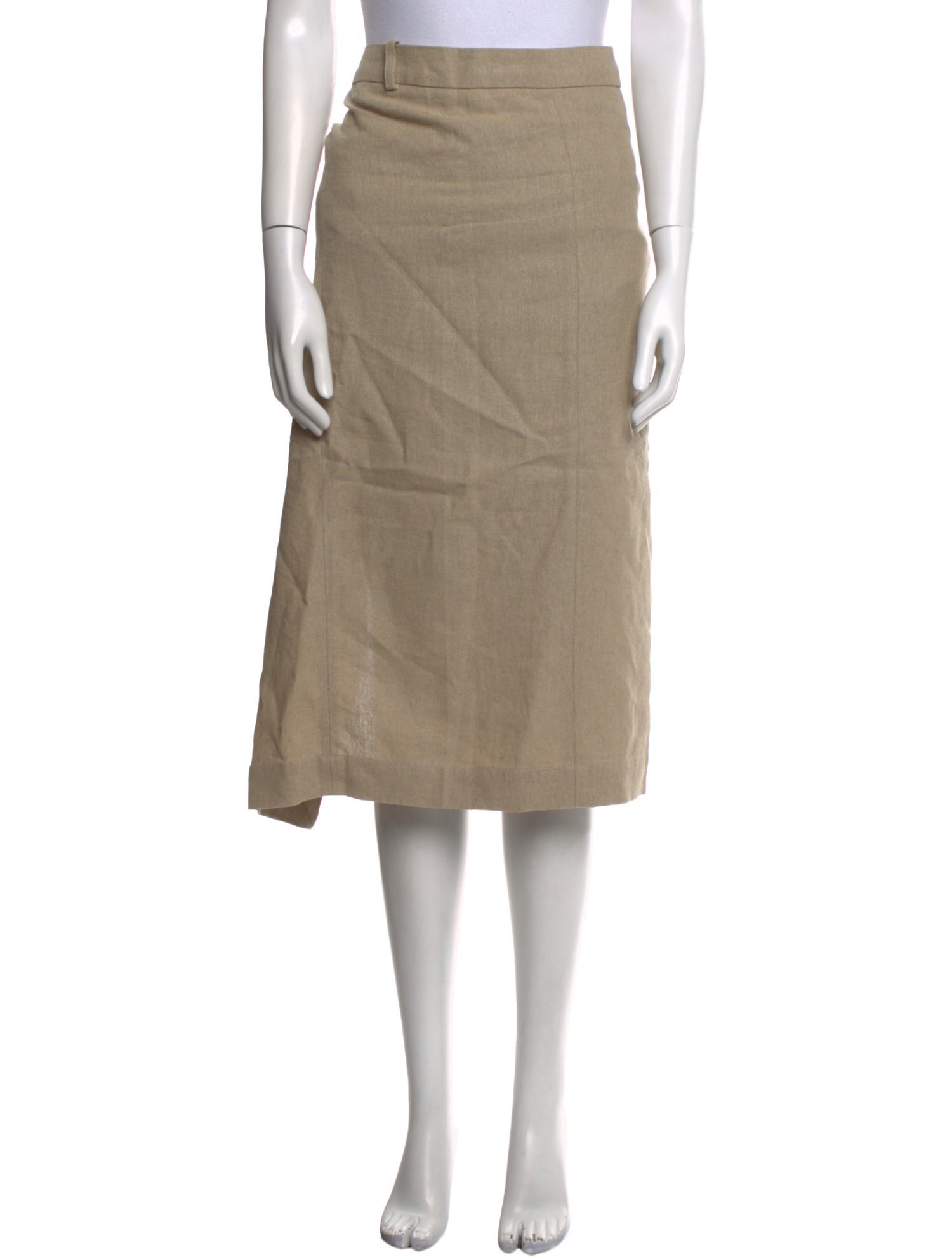 Jacquemus Linen Knee-Length Skirt w/ Tags
