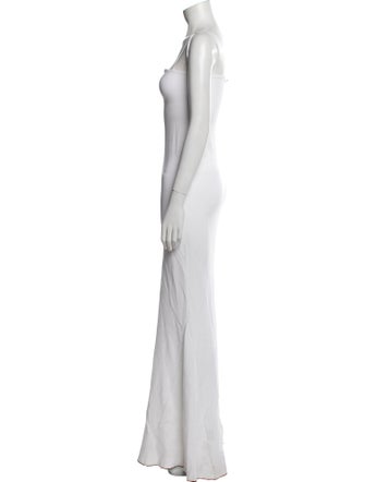 Jacquemus Square Neckline Long Dress