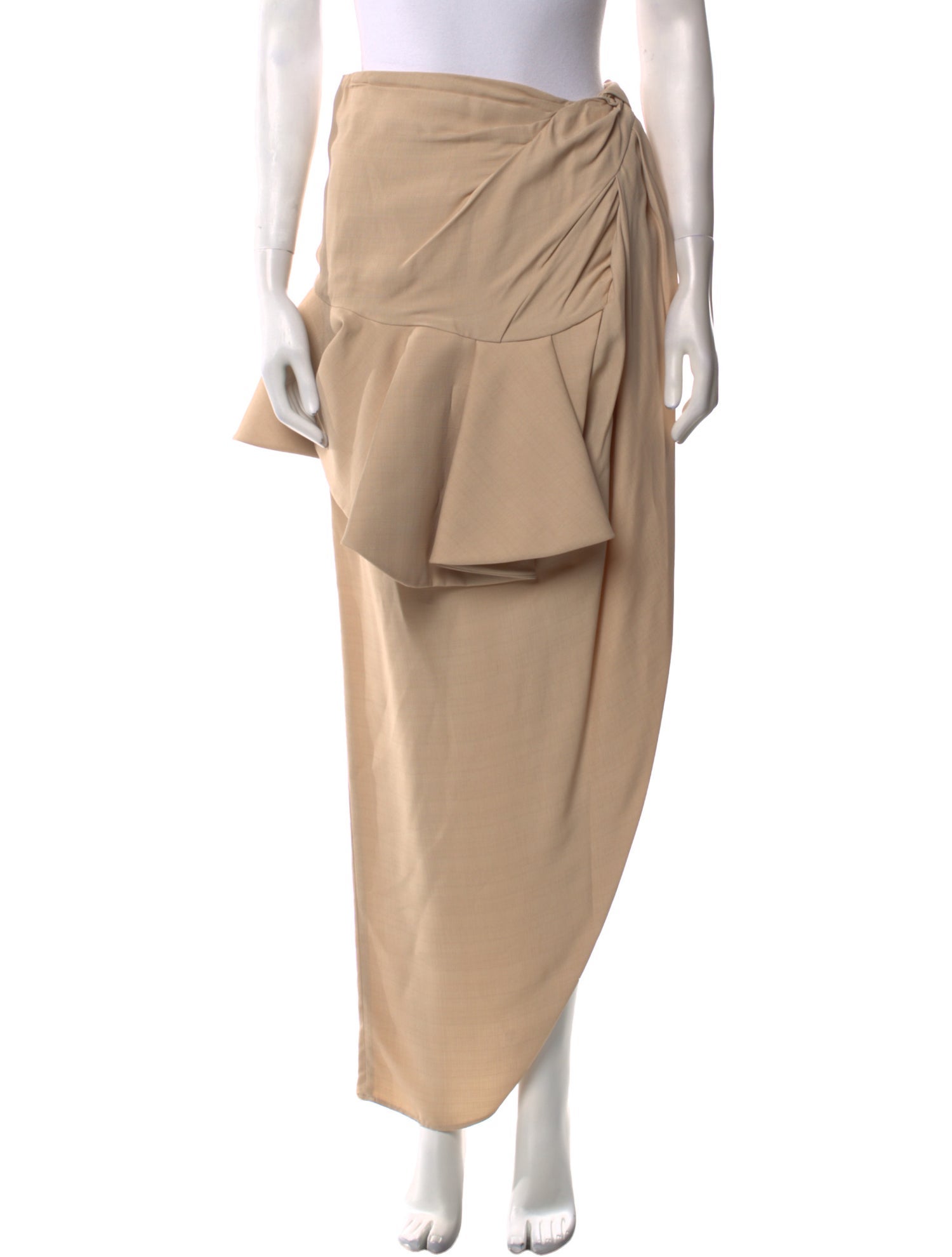 Jacquemus Ruffle Embellishment Long Skirt