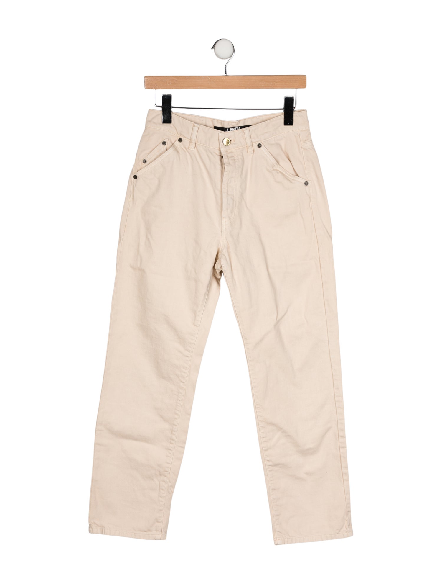 Jacquemus Mid-Rise Straight Leg Jeans