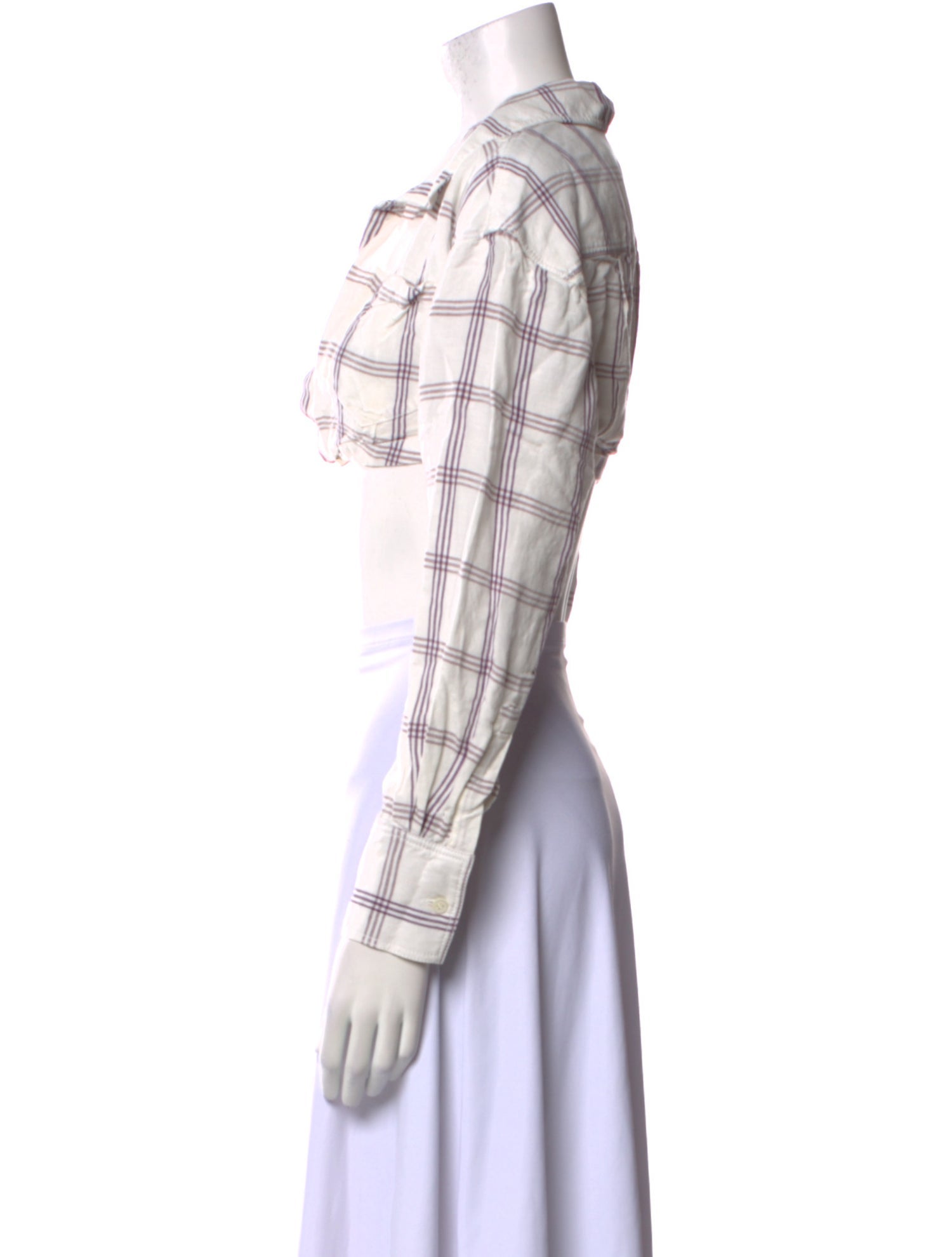 Jacquemus Long Sleeve Crop Top