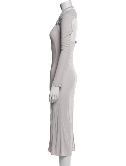 Jacquemus Mock Neck Long Dress