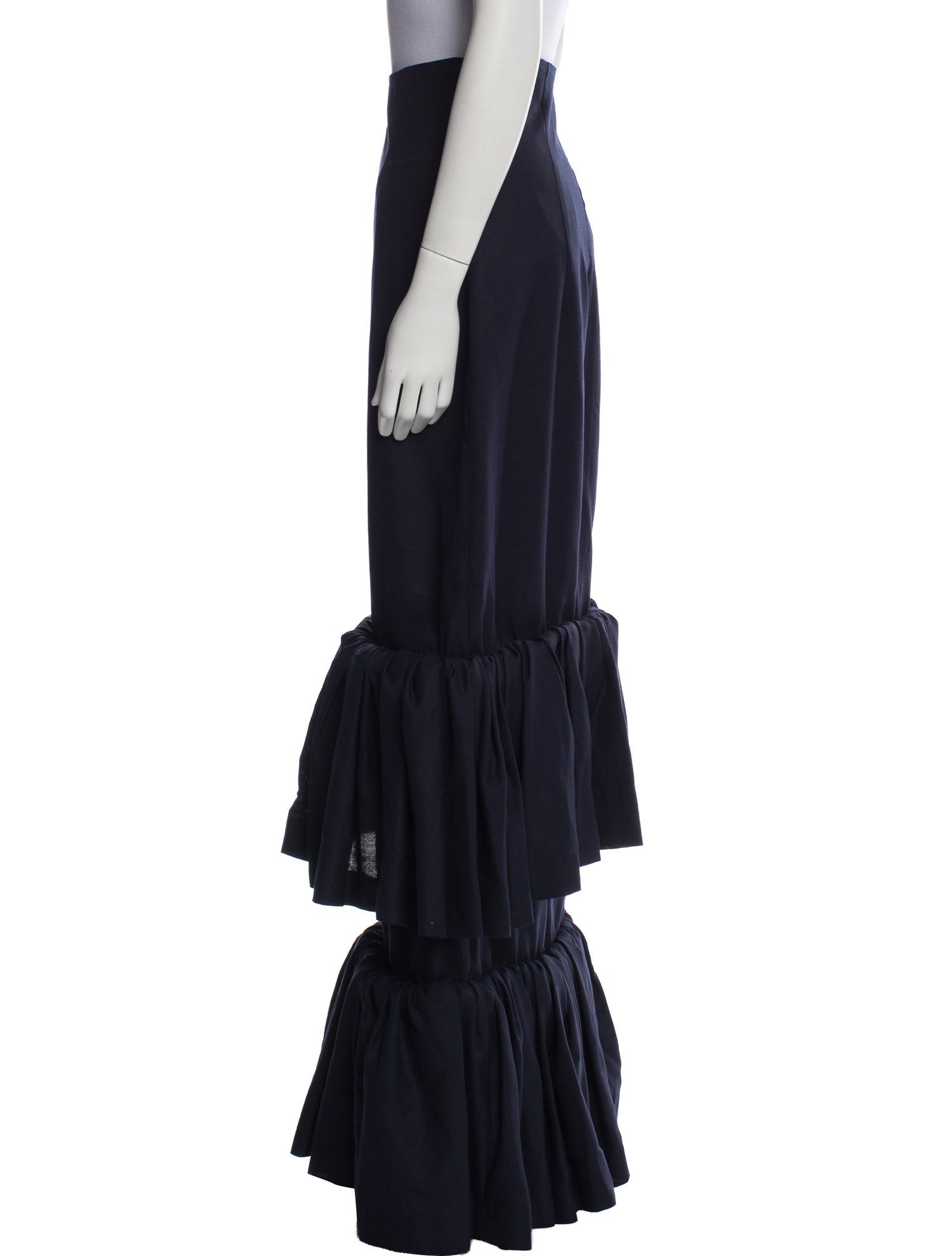 Jacquemus Virgin Wool Long Skirt