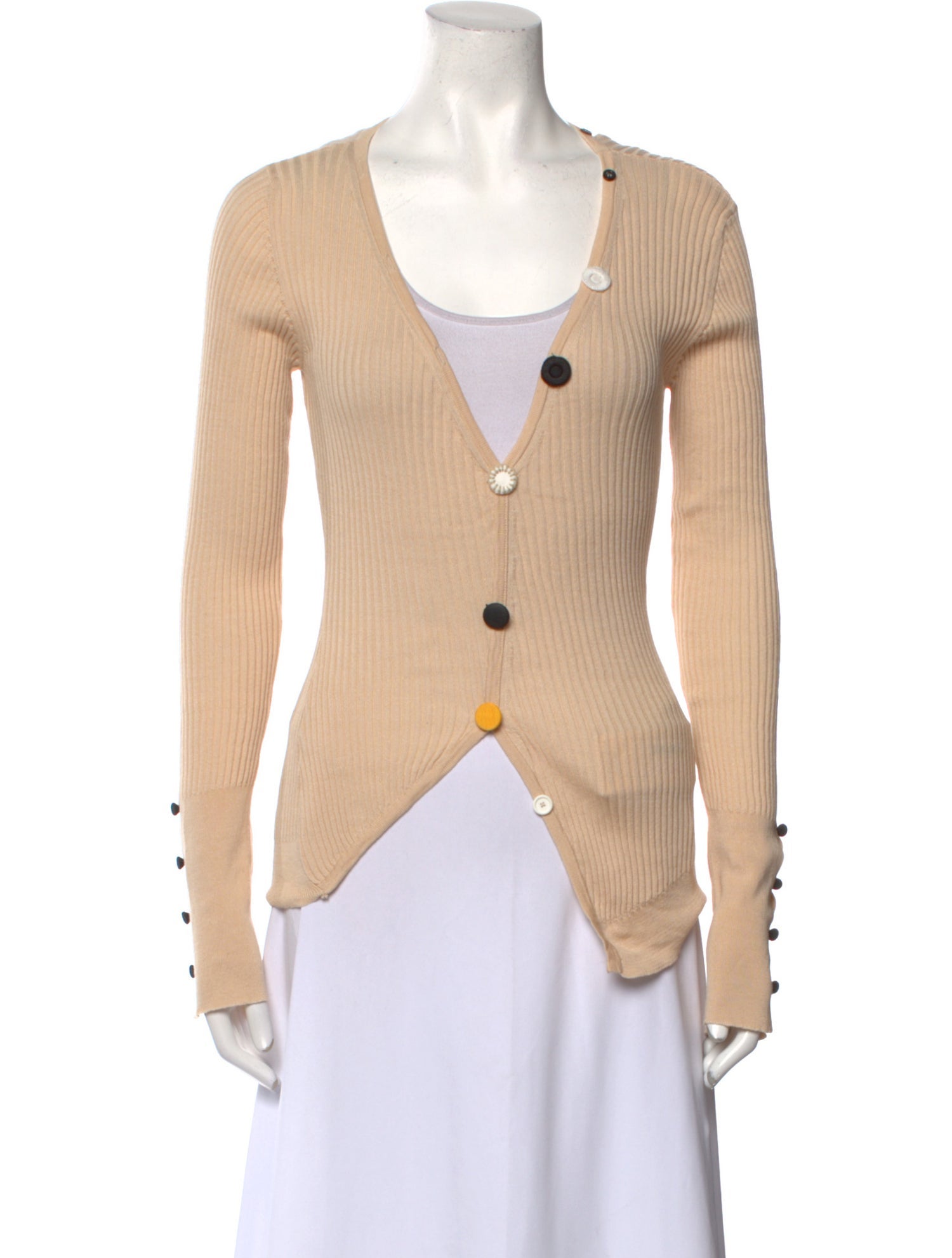 Jacquemus V-Neck Long Sleeve Top