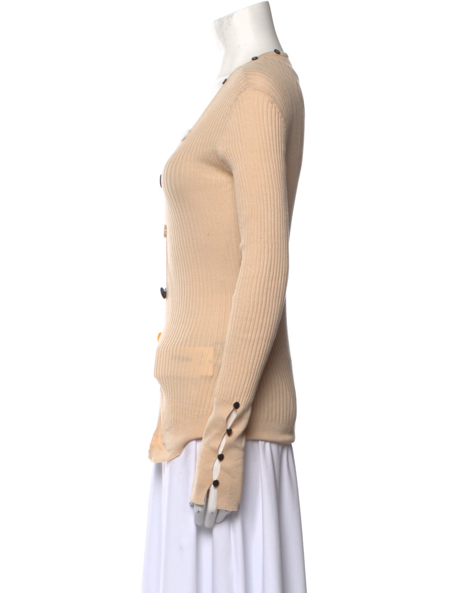 Jacquemus V-Neck Long Sleeve Top