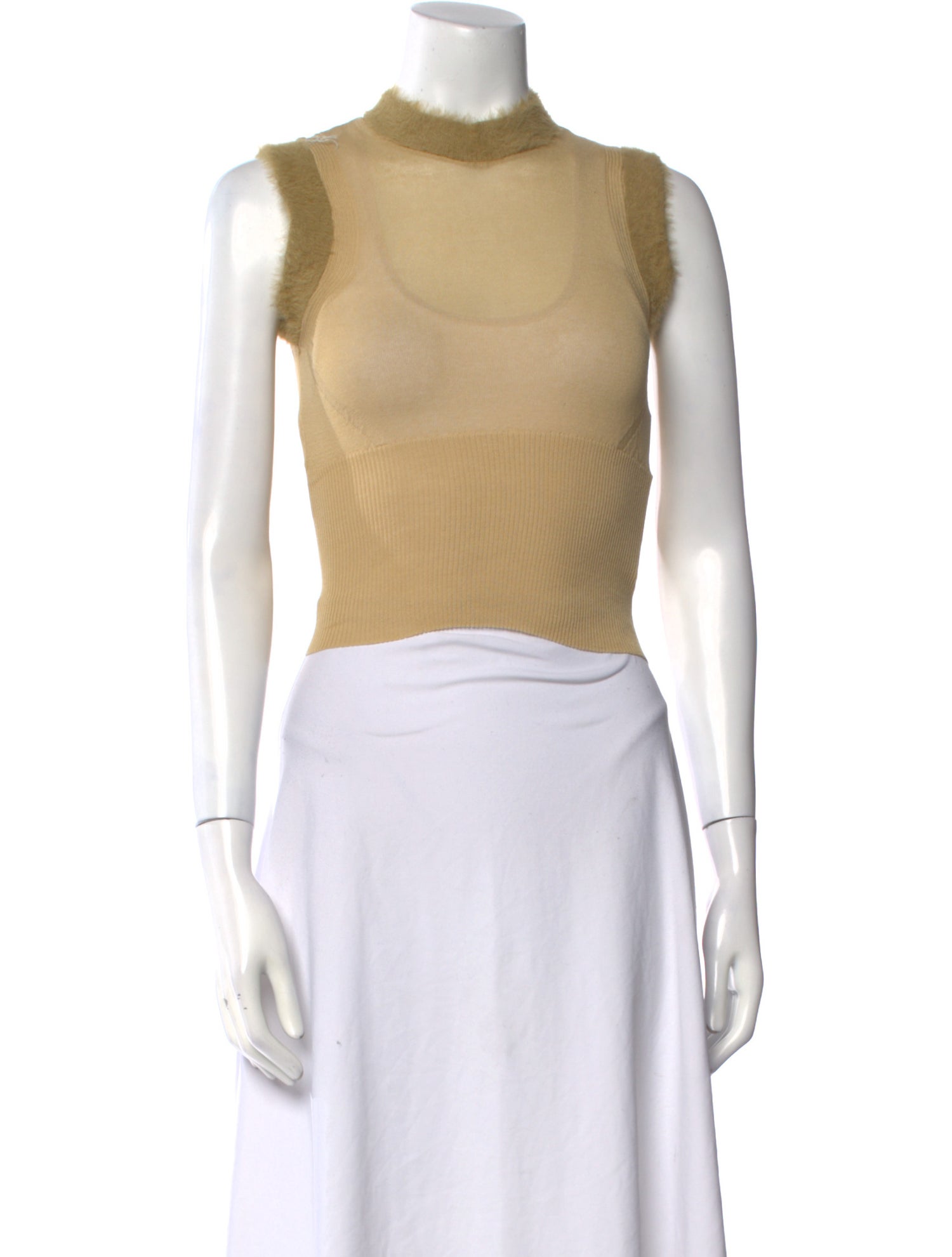 Jacquemus Mock Neck Sleeveless Crop Top w/ Tags