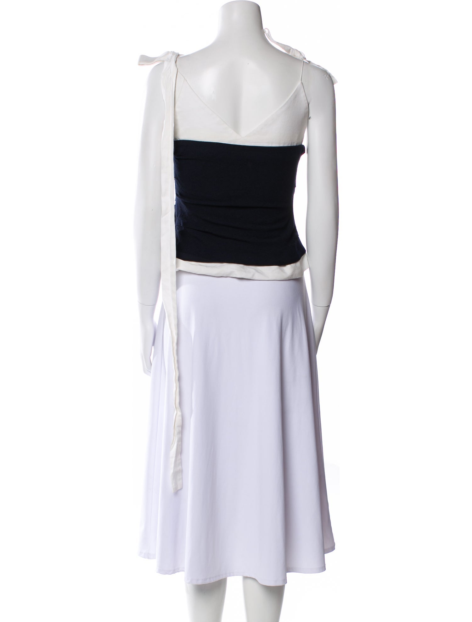 Jacquemus Square Neckline Sleeveless Crop Top