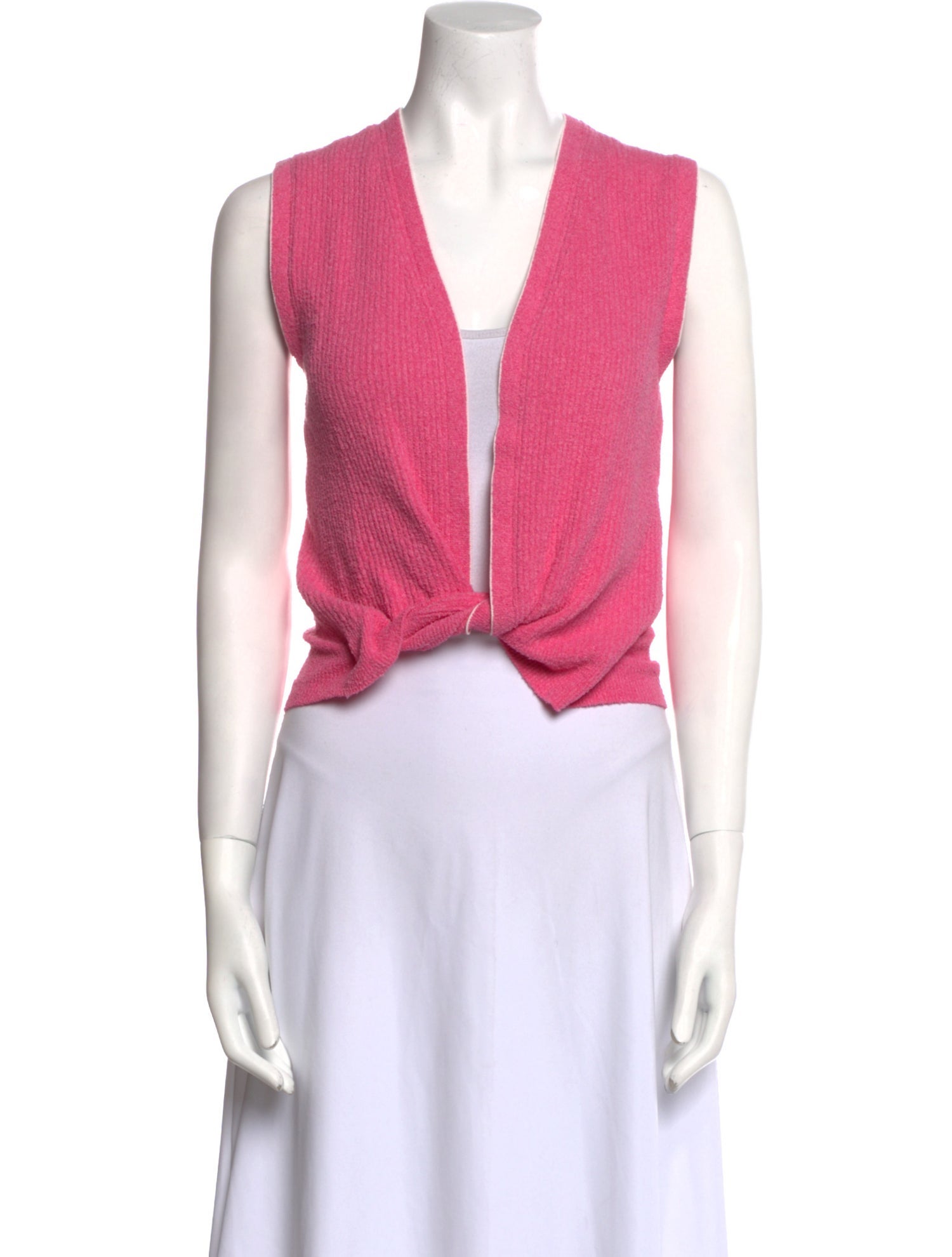 Jacquemus V-Neck Sleeveless Crop Top w/ Tags