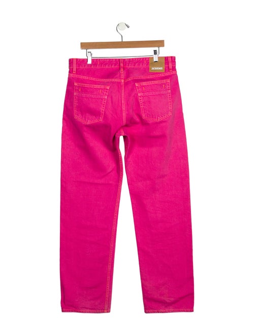 Jacquemus High-Rise Straight Leg Jeans