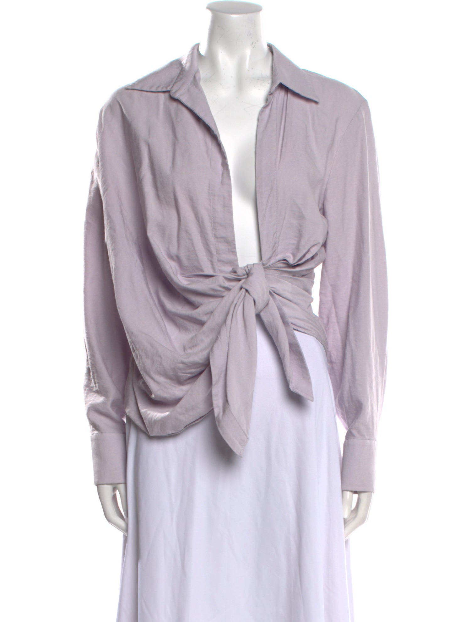 Jacquemus Long Sleeve Button-Up Top