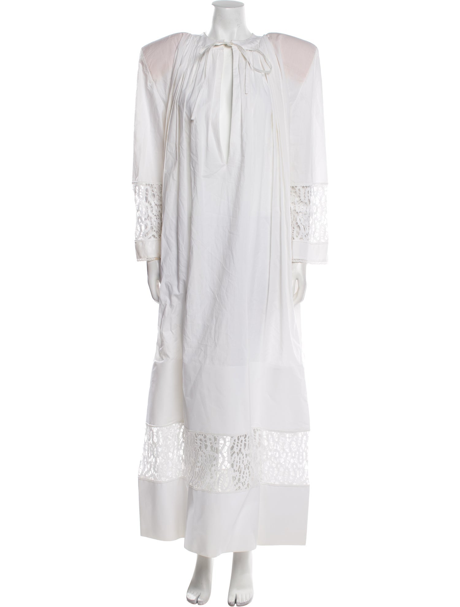 Jacquemus Tie Neck Long Dress