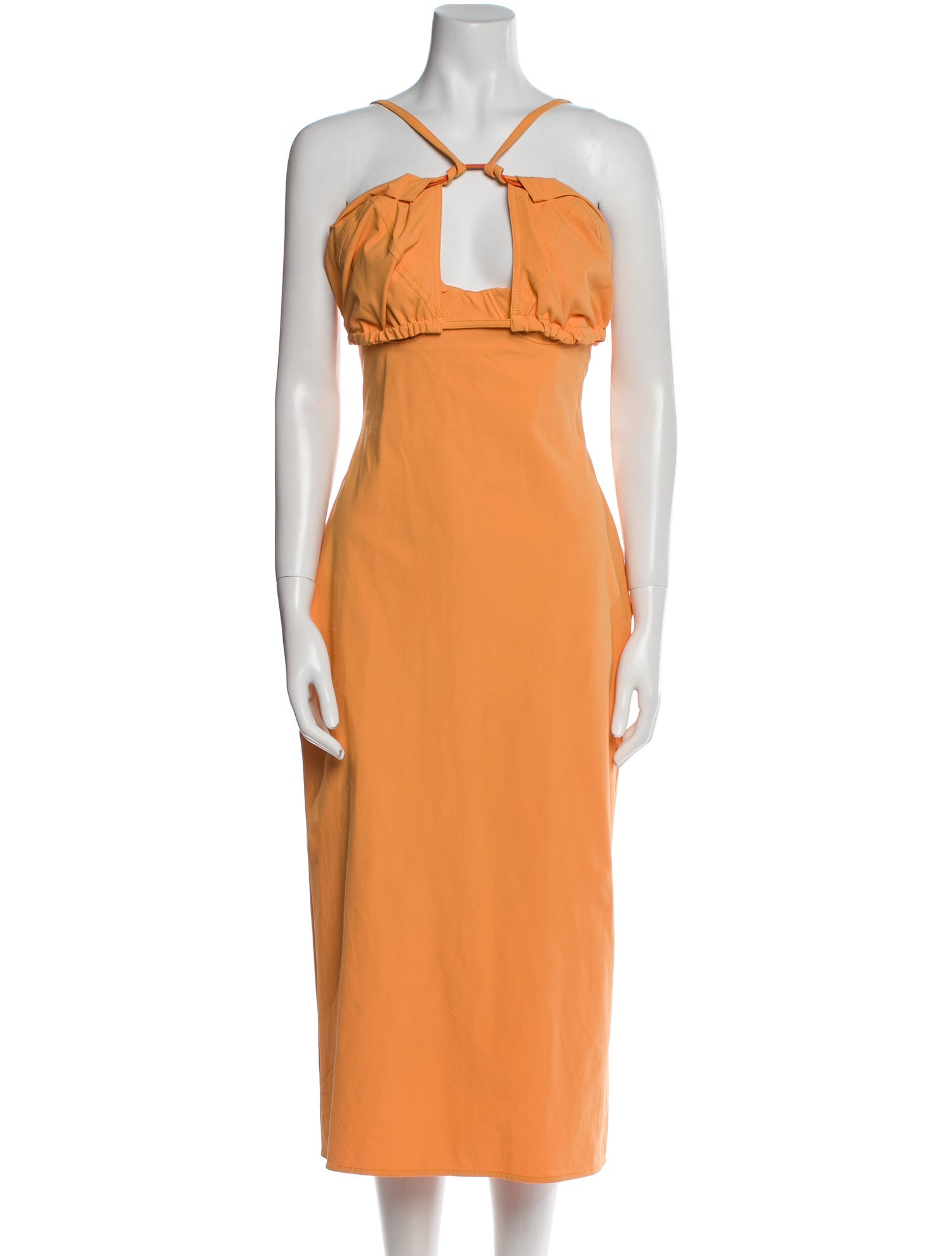 Jacquemus Virgin Wool Midi Length Dress