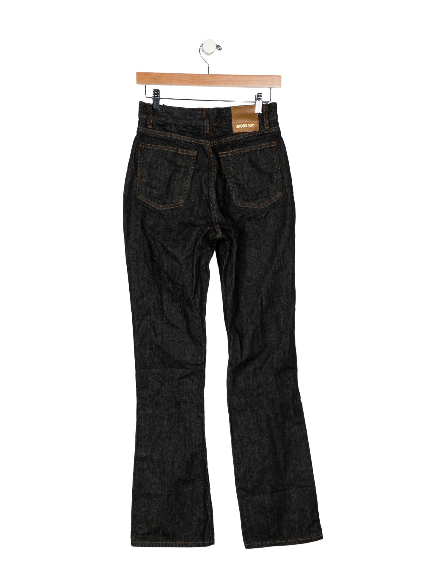 Jacquemus High-Rise Straight Leg Jeans