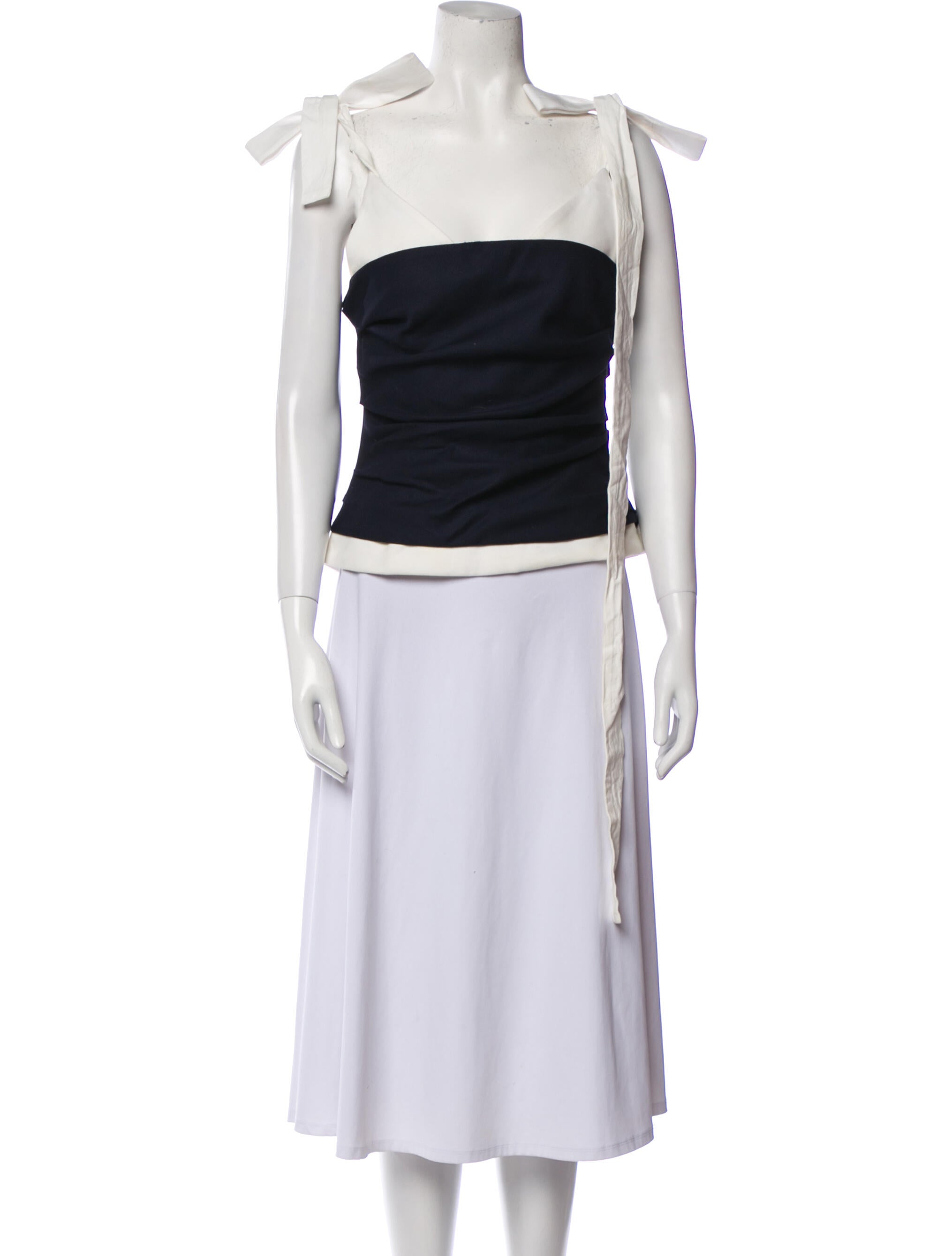 Jacquemus Virgin Wool Square Neckline Crop Top