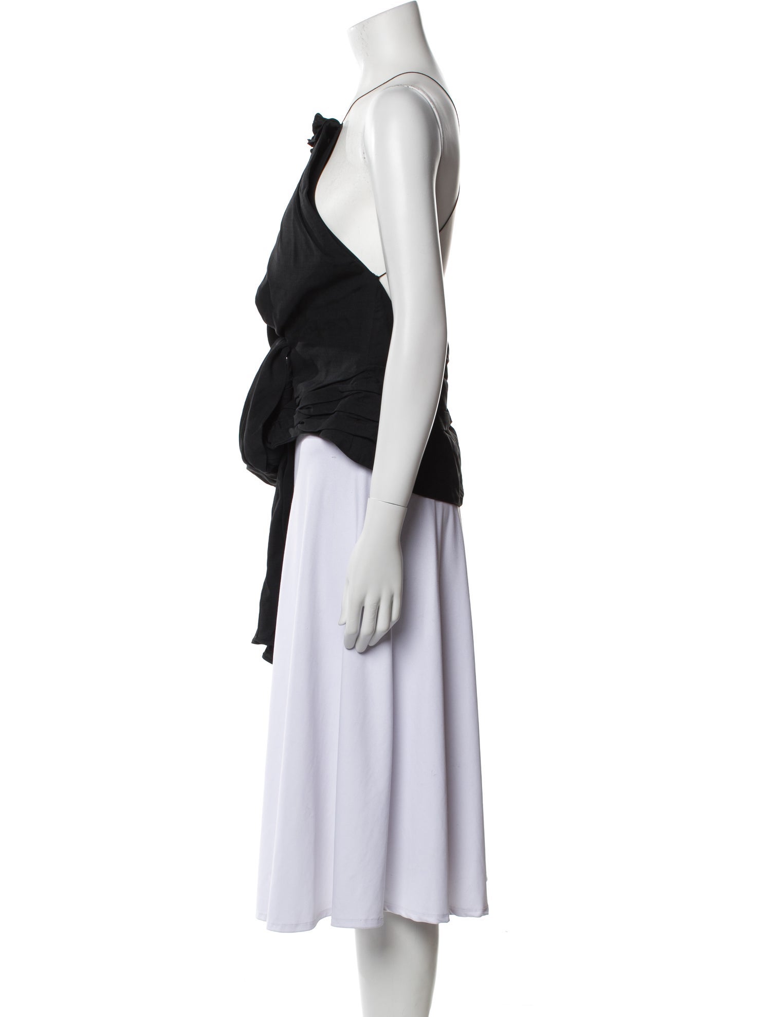Jacquemus Halterneck Sleeveless Crop Top