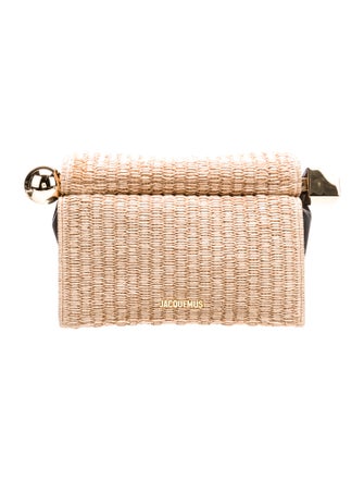 Jacquemus Raffia Clutch