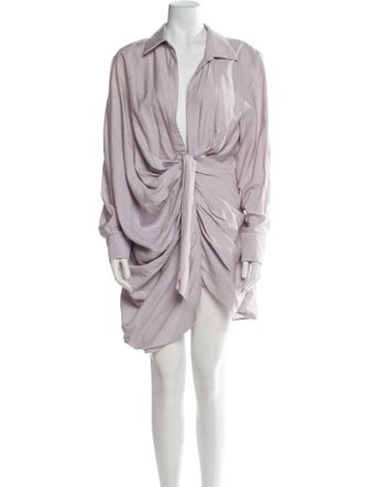 Jacquemus Cowl Neck Mini Dress