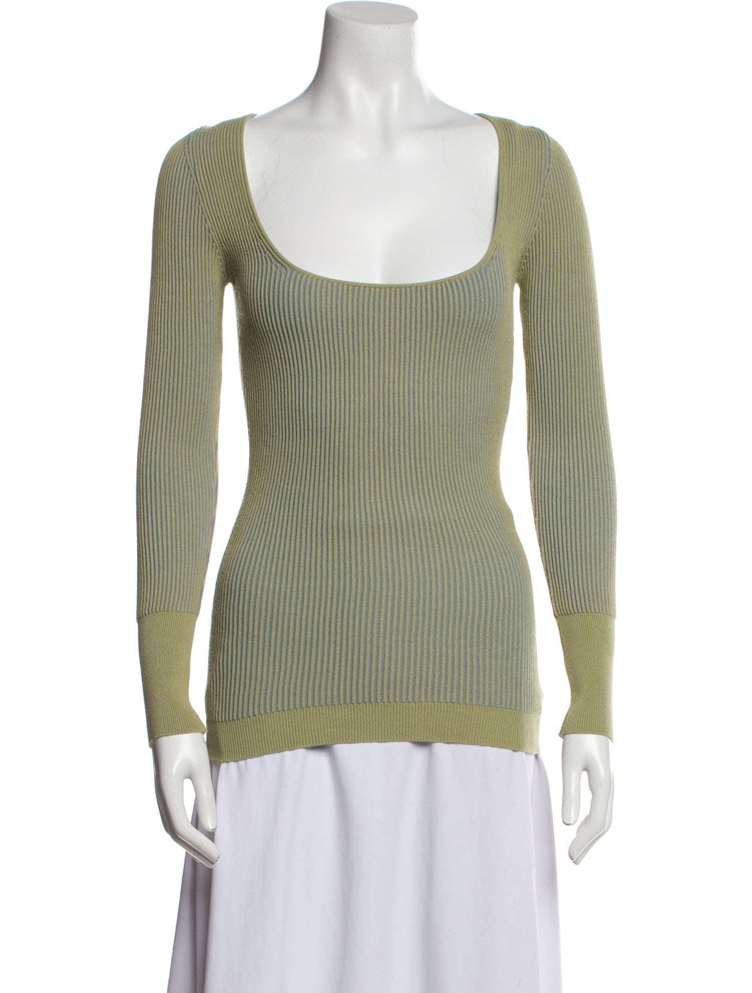 Jacquemus Square Neckline Long Sleeve Top
