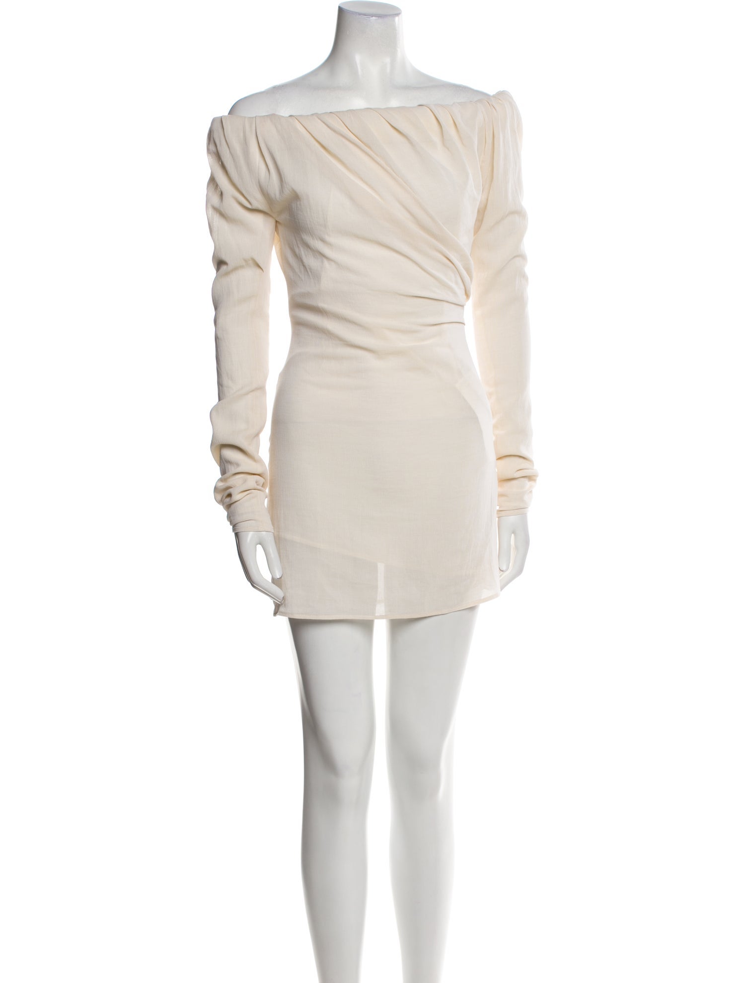 Jacquemus Off-The-Shoulder Mini Dress