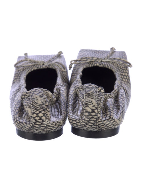 Jacquemus Snakeskin Printed Flats