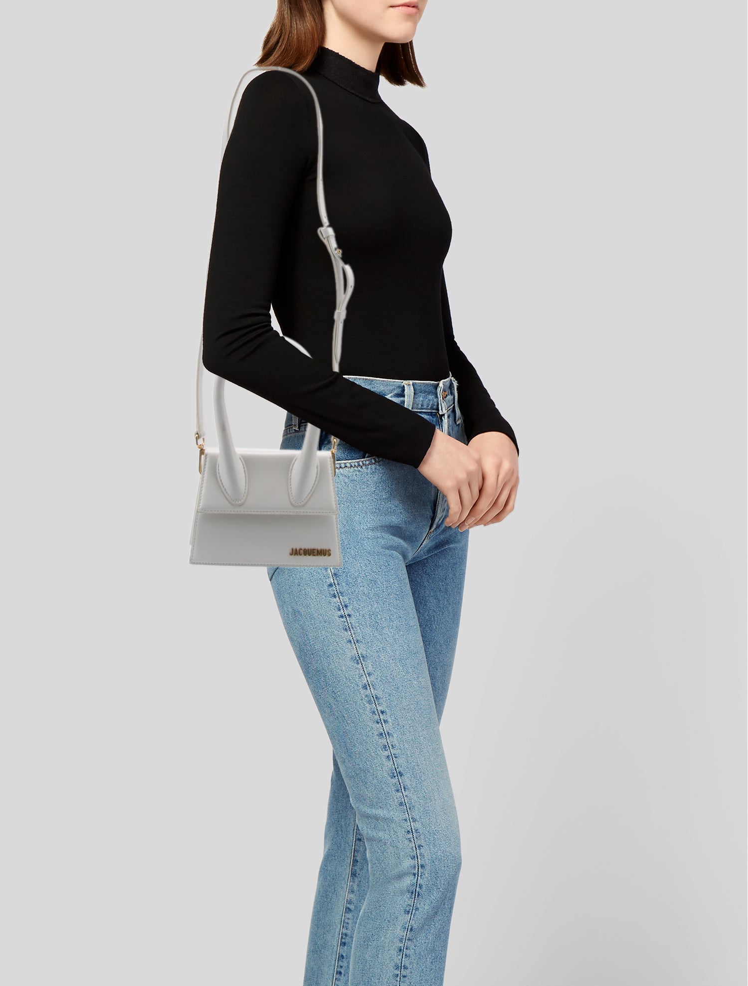 Jacquemus Leather Top Handle Bag
