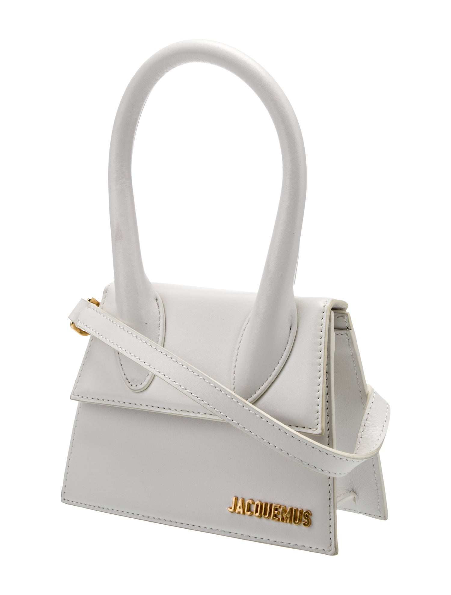 Jacquemus Leather Top Handle Bag