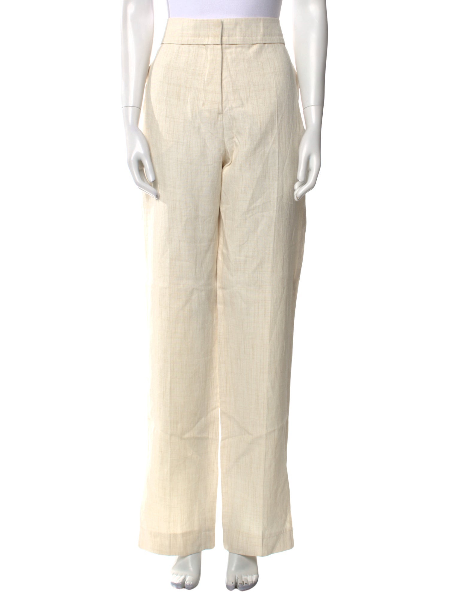 Jacquemus Linen Wide Leg Pants