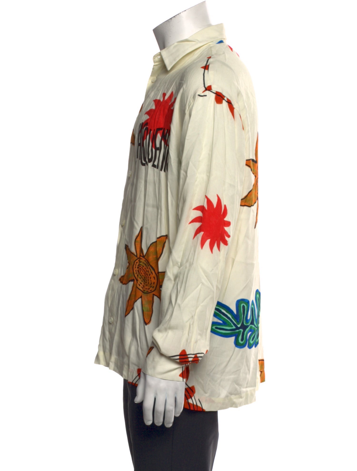 Jacquemus Graphic Print Long Sleeve Shirt