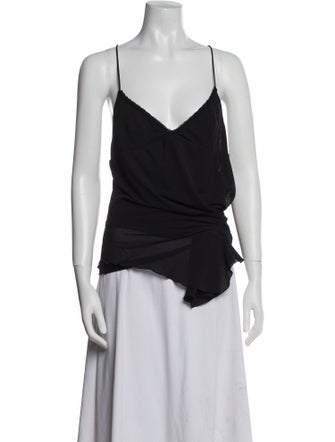 Jacquemus Linen V-Neck Top