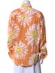 Jacquemus Floral Print Long Sleeve Button-Up Top