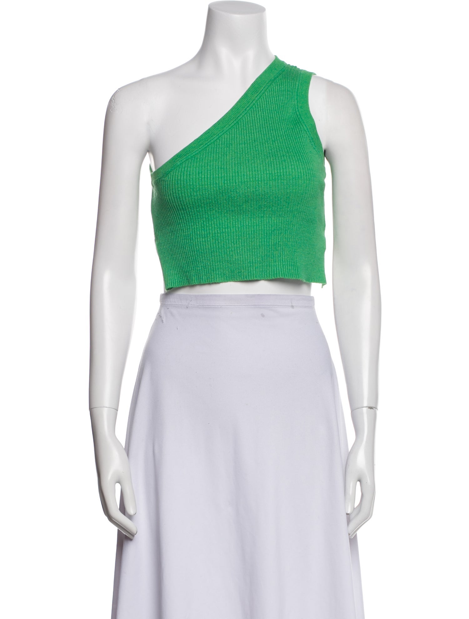 Jacquemus Linen Striped Crop Top