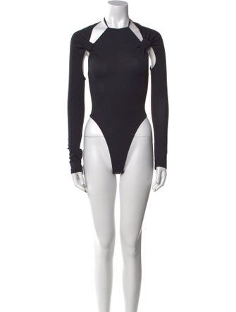Jacquemus Square Neckline Long Sleeve Bodysuit